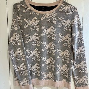 Cute and comfy blush pink floral sweatshirt from Jack by BB Dakota